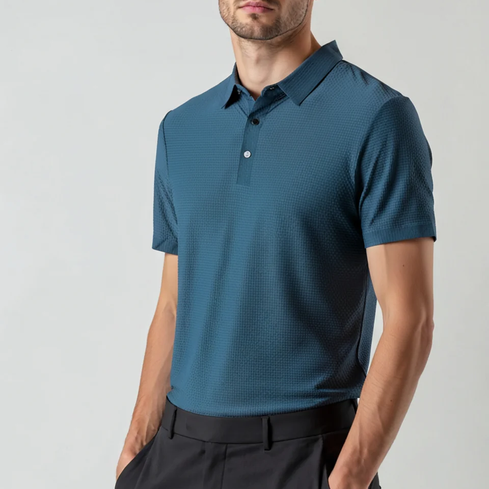 AERO WEAVE - TEXTURED POLO SHIRT