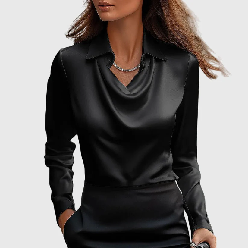 EMILY | ELEGANT SATIN BLOUSE