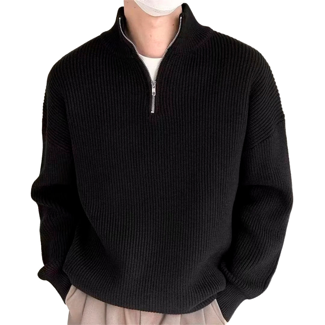 BERLIN HALF-ZIP SWEATER