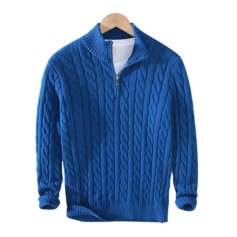 SWITZERLAND ZIPPER SWEATER PULLOVER