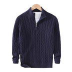 SWITZERLAND ZIPPER SWEATER PULLOVER