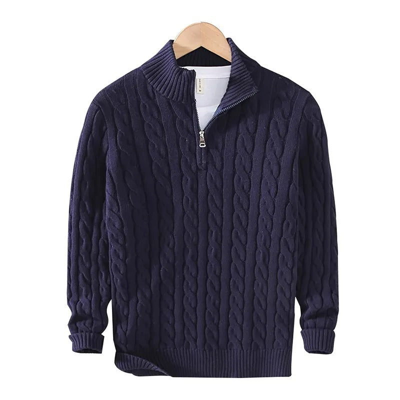 SWITZERLAND ZIPPER SWEATER PULLOVER